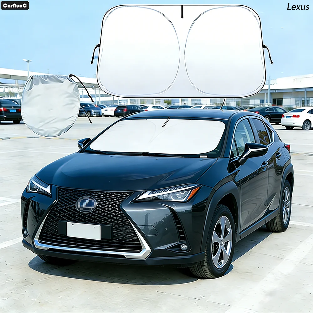 

Car Windshield Sun Shade For Lexus UX200 UX260H UX300h UX300e 2018-2025 Sunshade Sun Visor Protector UV Heat Shield