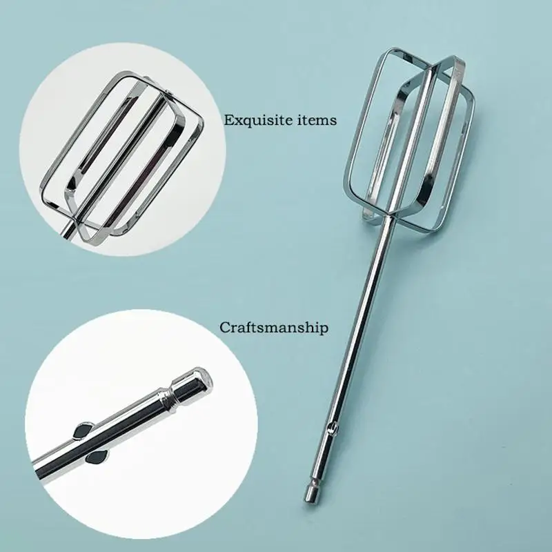 1/2pcs Hand Mixer Beaters Attachments For Universal Stainless Steel Electric Hand Mixer Whisk Replacement