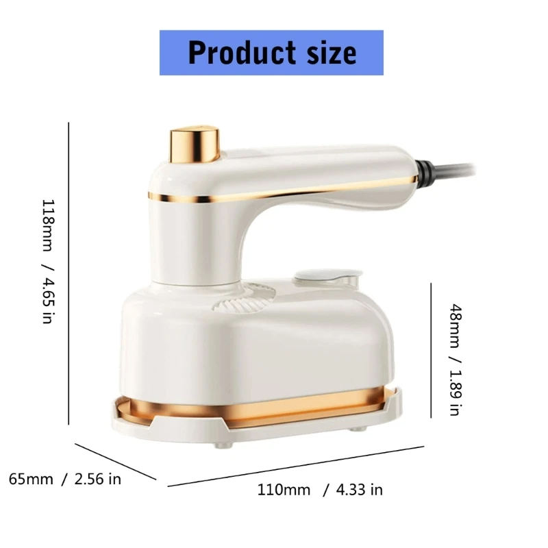 ハンドヘルドファブリックアイロントラベルスチーマー電気アイロンファブリック衣類スチーマー