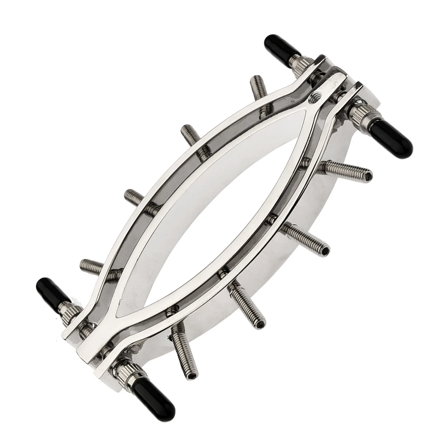 Morsetto per labbra femminile in metallo clitoride G spot tease inside vision spy giocattoli del sesso vaginale morsetto per zoccoli della vagina 8 viti