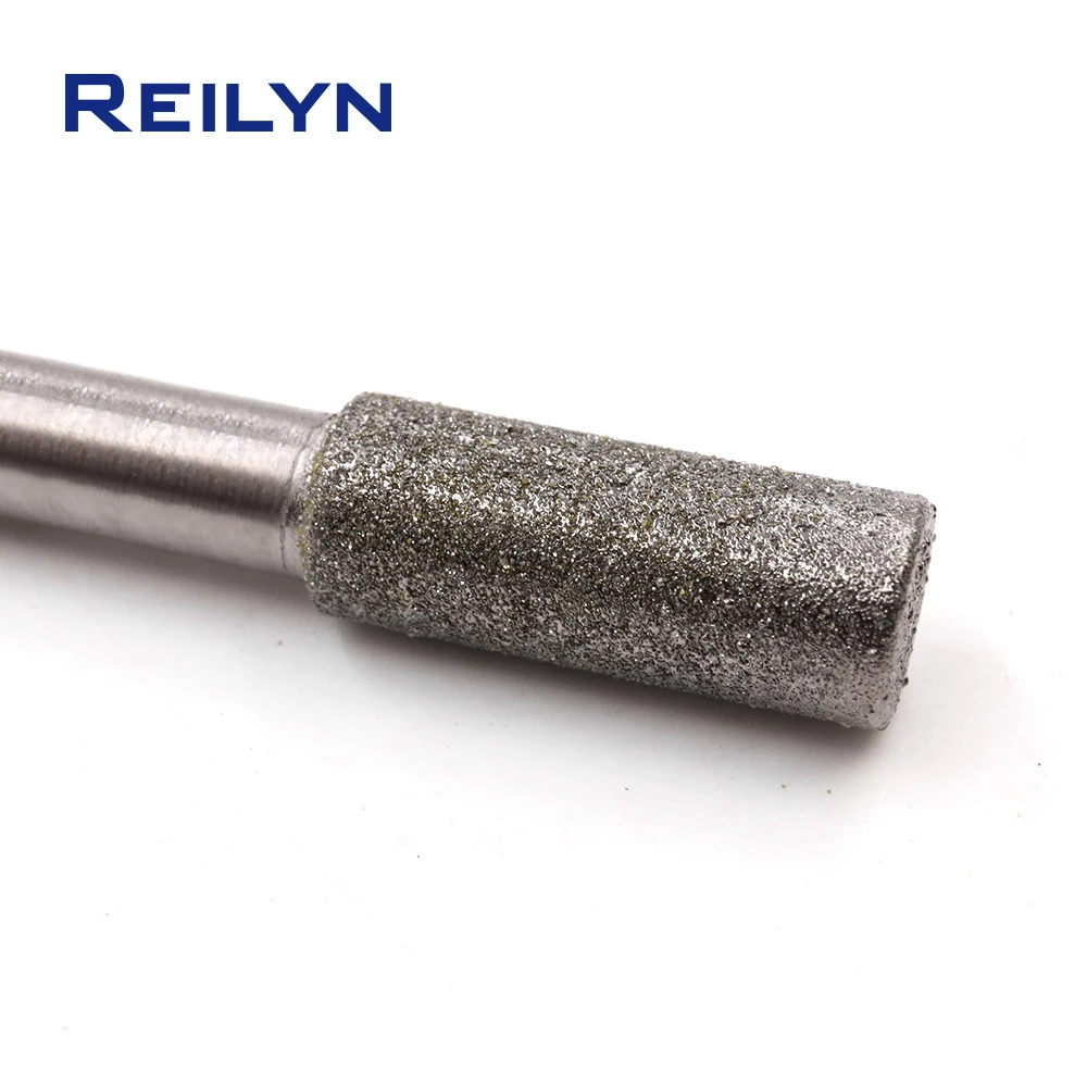 High Quality 150# Diamond Grinding Point 6mm-12mm Stone Grinding Point Diamond Polishing Burr Peeling Points