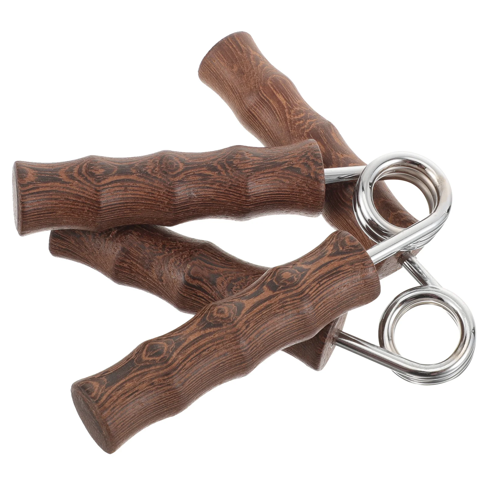 

1Pair Wooden Hand Gripper Wrist Trainer Finger Exerciser Strengthener Hand Massager Workout Training Tool