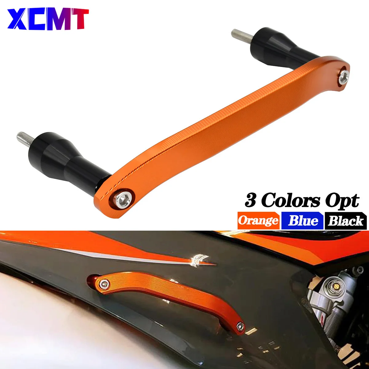 

For KTM Rear Seat Grab Handle CNC Rail Handle Handrail SX SXF XC XCF XCW EXC EXCF TPI SIX DAYS 125 150 250 300-450 500 2020-2023