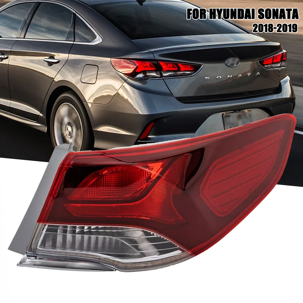 

Left/Right Side Tail Lamp For Hyundai Sonata 2018-2019 Rear Tail Light Brake Lamp with