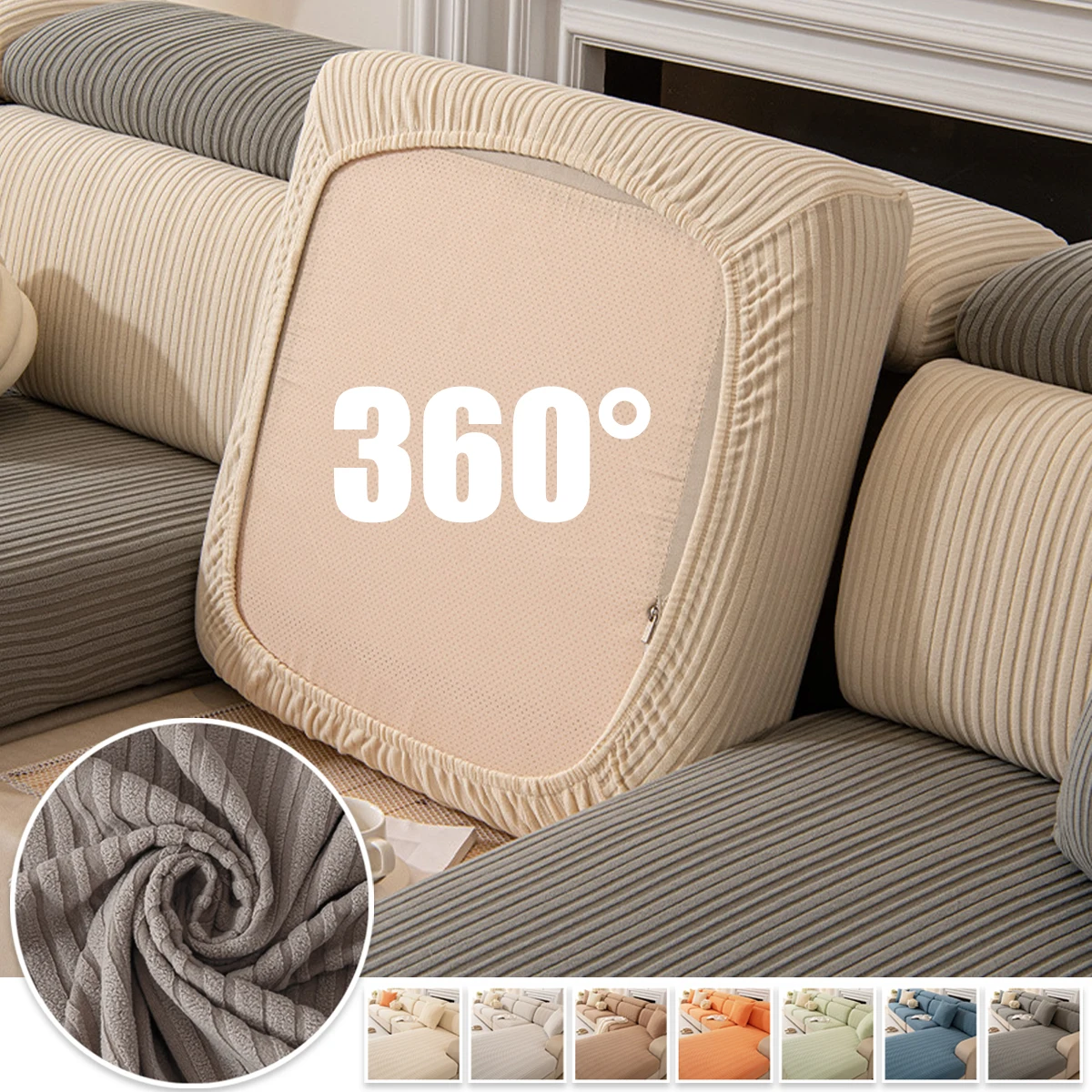 

Jacquard Polar Fleece Sofa Seat Cushion Cover Elastic Sofa Covers for Living Room Pet Kids Mat Chair Cover Furniture Protector