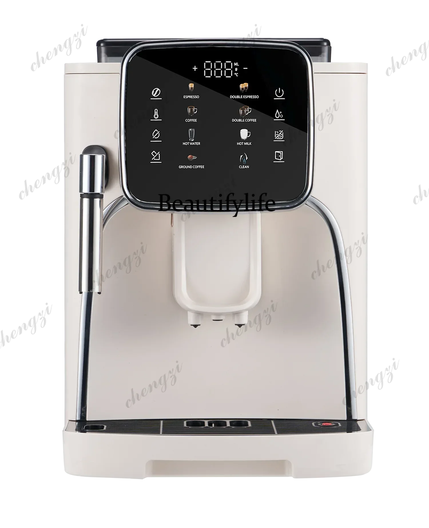 Hot Sale 19 Bar Pump American Style Milk Frother Fully Automatic Grinding Integrated Coffee Maker Household Office  Coffee Maker