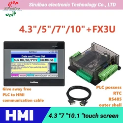 plc programming kit hmi 7 inch HMI touch screen 4.3 