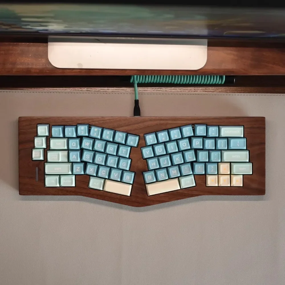 

Oｗlab Spring Alice Mechanical Keyboard Kit Wireless Tri-Mode Hot-swap GASKET Support VIA&QMK Custom Walnut Case Office Keyboard