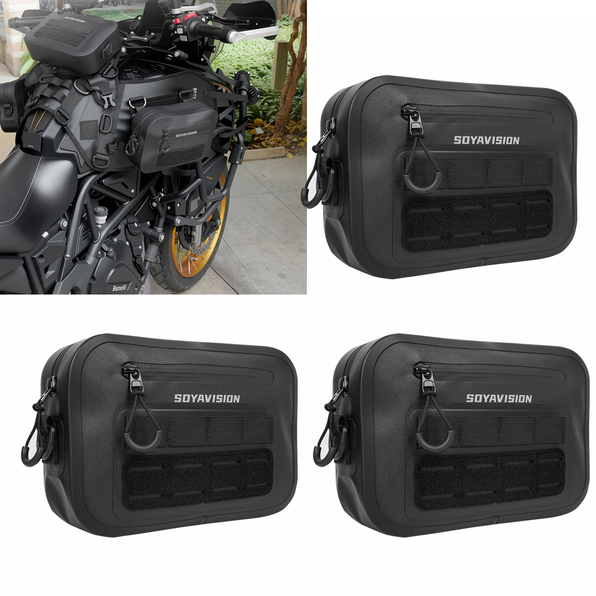 Universal Motorcycle Fuel Tank Bag Vest Oil Box Bag Storage Bag
