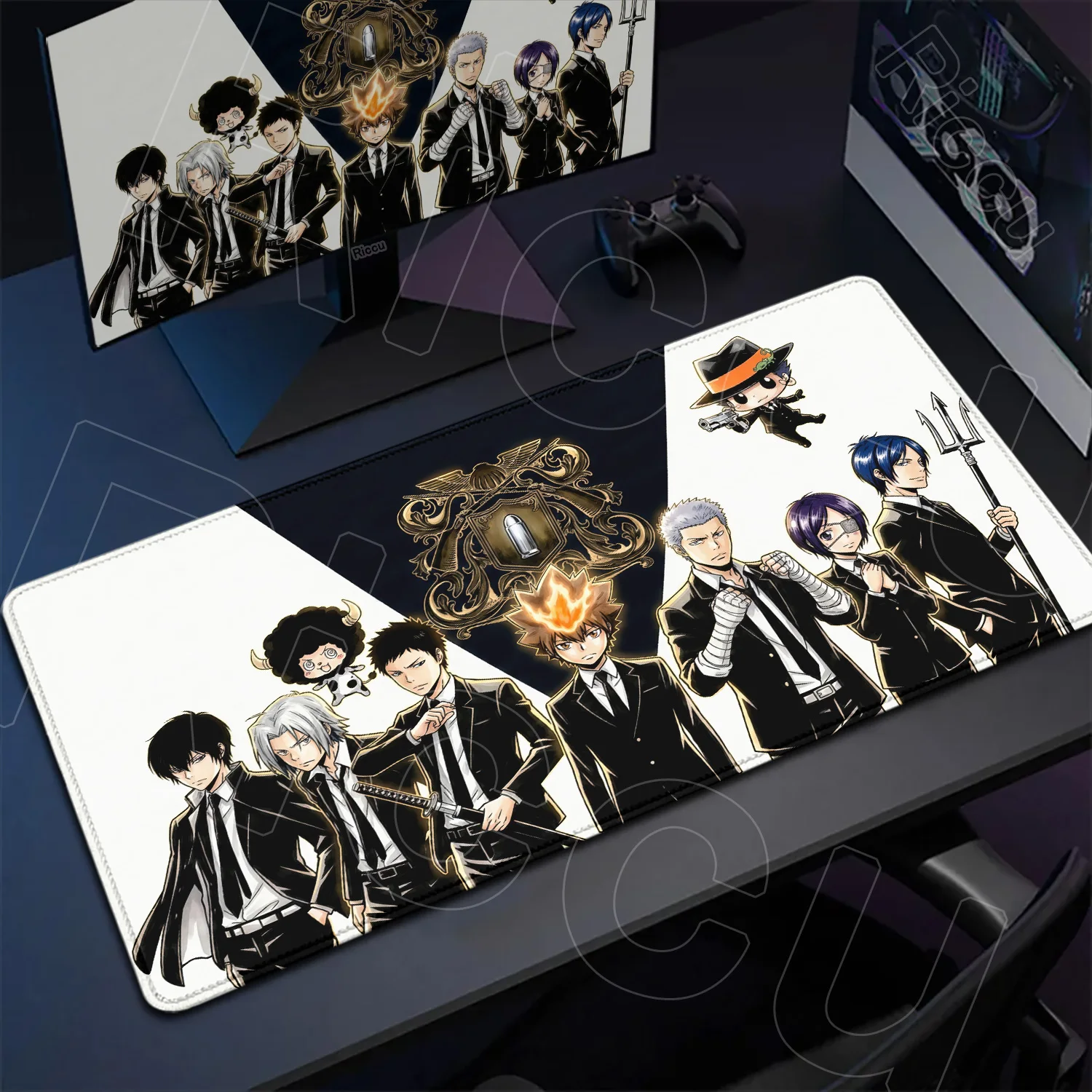 HD printing XXL Katekyo Hitman Reborn Computer Quick response Mouse Pad Gamer Rubber Desk Mat Gamer Accessories Non-slip Gaming
