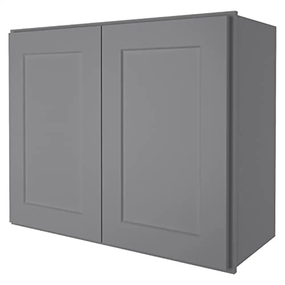 

Bathroom Wall Cabinet Adjustable Shelves Soft-Close Doors Durable Wood Storage Solution 12"x30