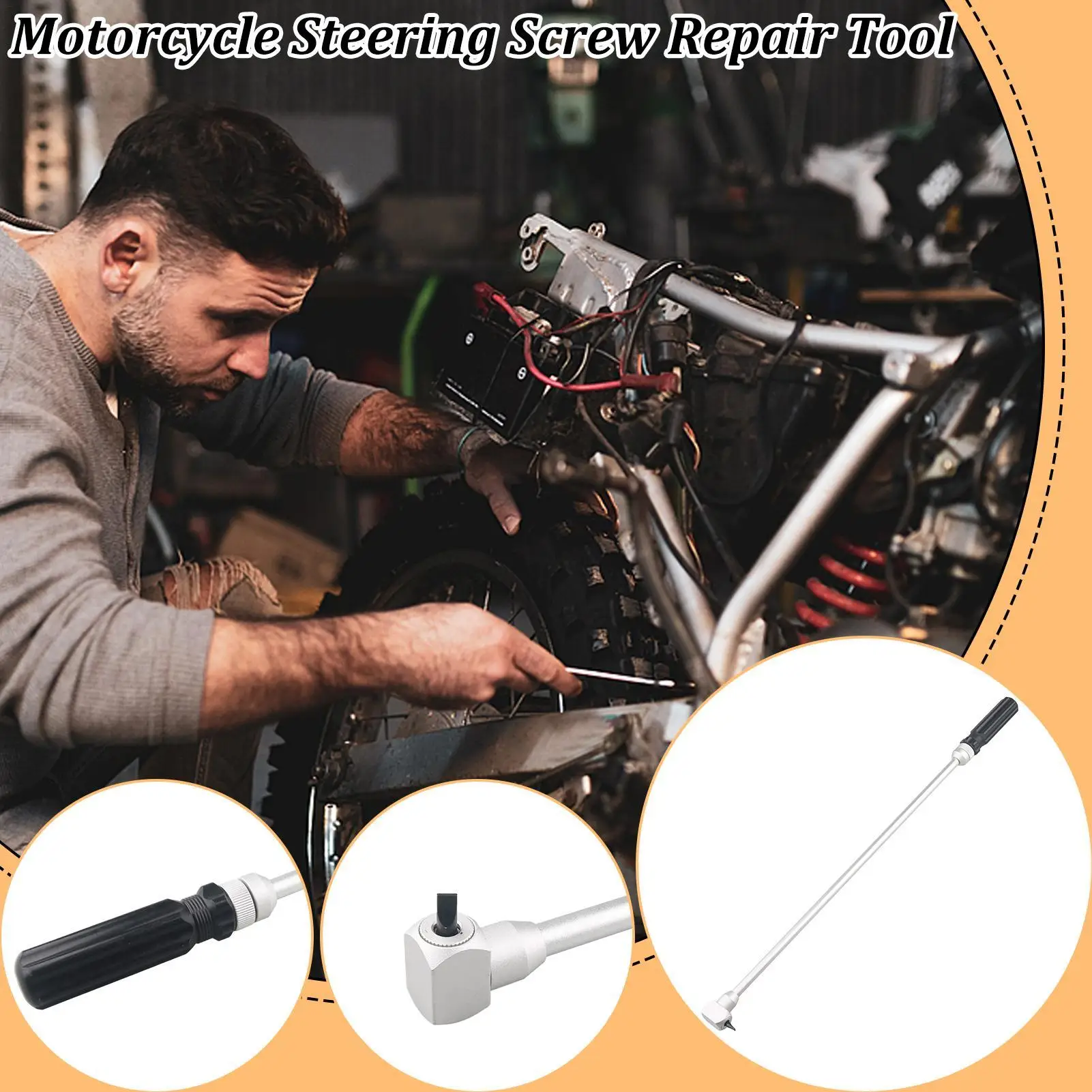 

Pilot Screw Adjustment Tool Metal Portable ATV Carburetor Pilot Screw Tool For Mechanic Beginner Workshop Tuning Maintenance