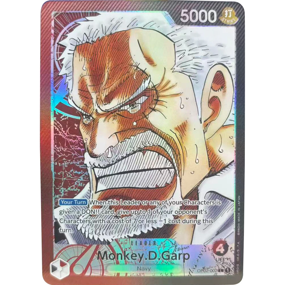 one piece card game garp Other One Piece Action Figures One Piece Card - Monkey D Garp OP02-002 PAR  Parallel Japanese Rare main image 0