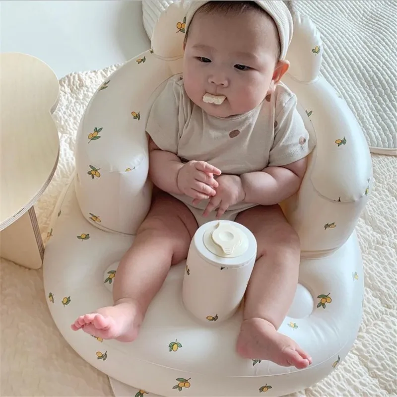 AOLIVIYA Ins Korea Same Baby Learning Sitting Chair Baby Multi-functional Inflatable Sofa Child Training Seat Learning Sitting A