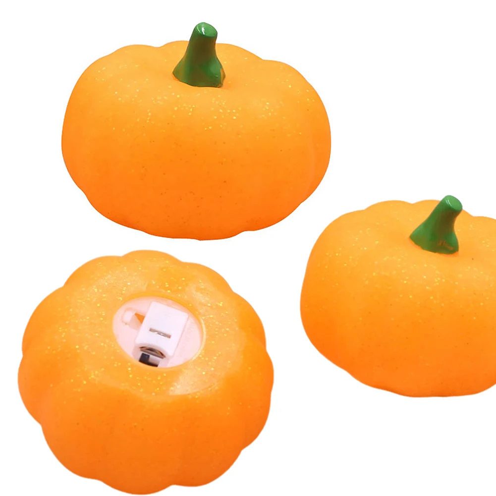 

Halloween Childrens Night Light Food Grade Silicone Pumpkin Decorative Nightlight Cute LED Lamp for Nursery Baby Room