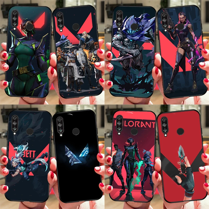 Valorant Shooting Game For Huawei Honor Magic 5 Lite X8 X9 X8a X9a 50 70 P20 P30 P40 P50 P60 Pro P Smart 2019 Case