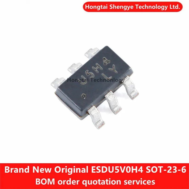 New Original ESDU5V0H4 U5H4 SOT-23-6 5V Unidirectional ESD Protection Array Diode