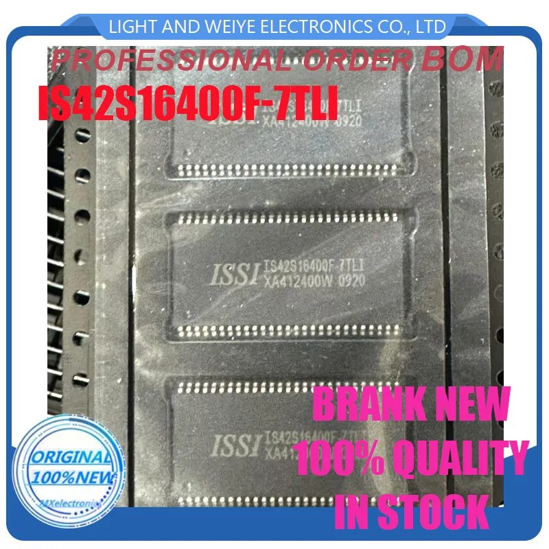 5pcs/lot IS42S16400F-7TL IS42S16400F TSOP-54 package Original genuine 128Mb SYNCHRONOUS DRAM Memory chip