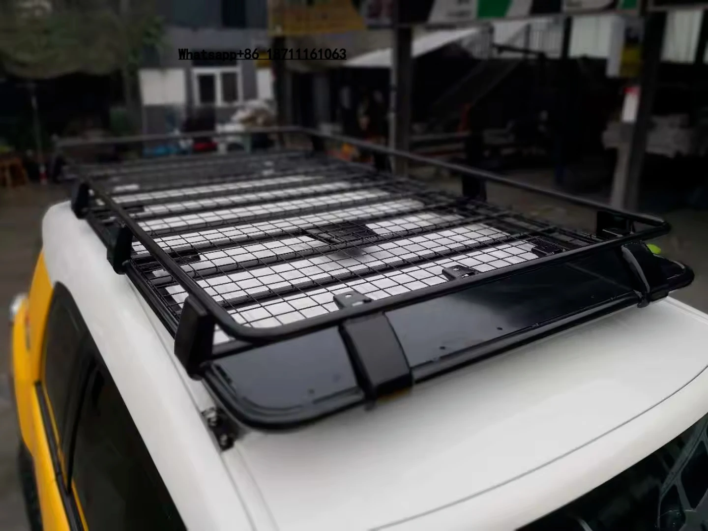 

Manganese Steel Universal Car Roof Rack for SUV Prado FJ120/FJ150 with Above 100kg Capacity 220x125 Size