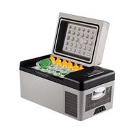 20L Car Refrigerator Mini Fridge Freezer Portable Compressor Cooler DC 110-240V Ice Box for Camping