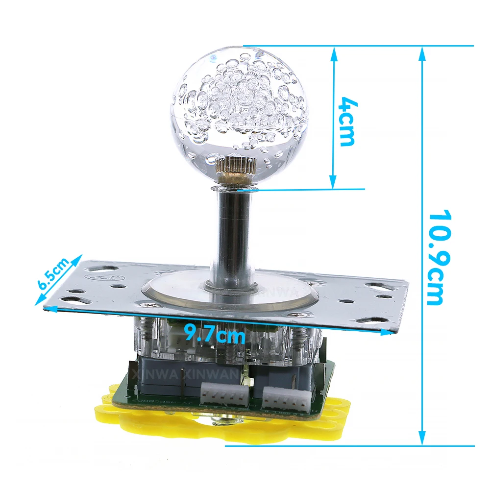 12V LED Joystick Colorful Illuminated Light Switchable 4 To 8 Way Controller For Arcade Fishing Crane Claw Game Vending Machine view 5