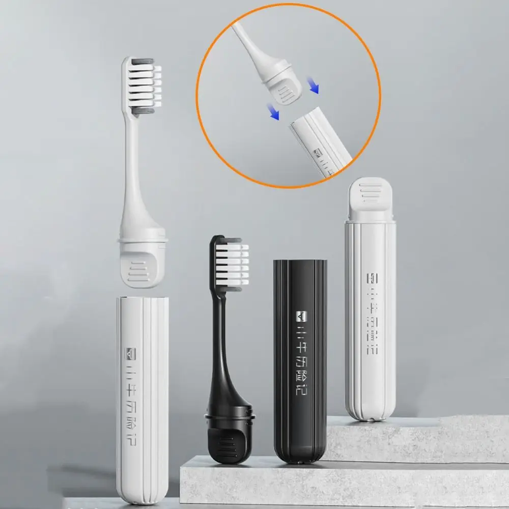 

3Pcs Foldable Orthodontic Toothbrush Tooth Cleaning Inter-Dental Fine Wool Toothbrush Deep Cleaning Head Flat Adult Toothbrush