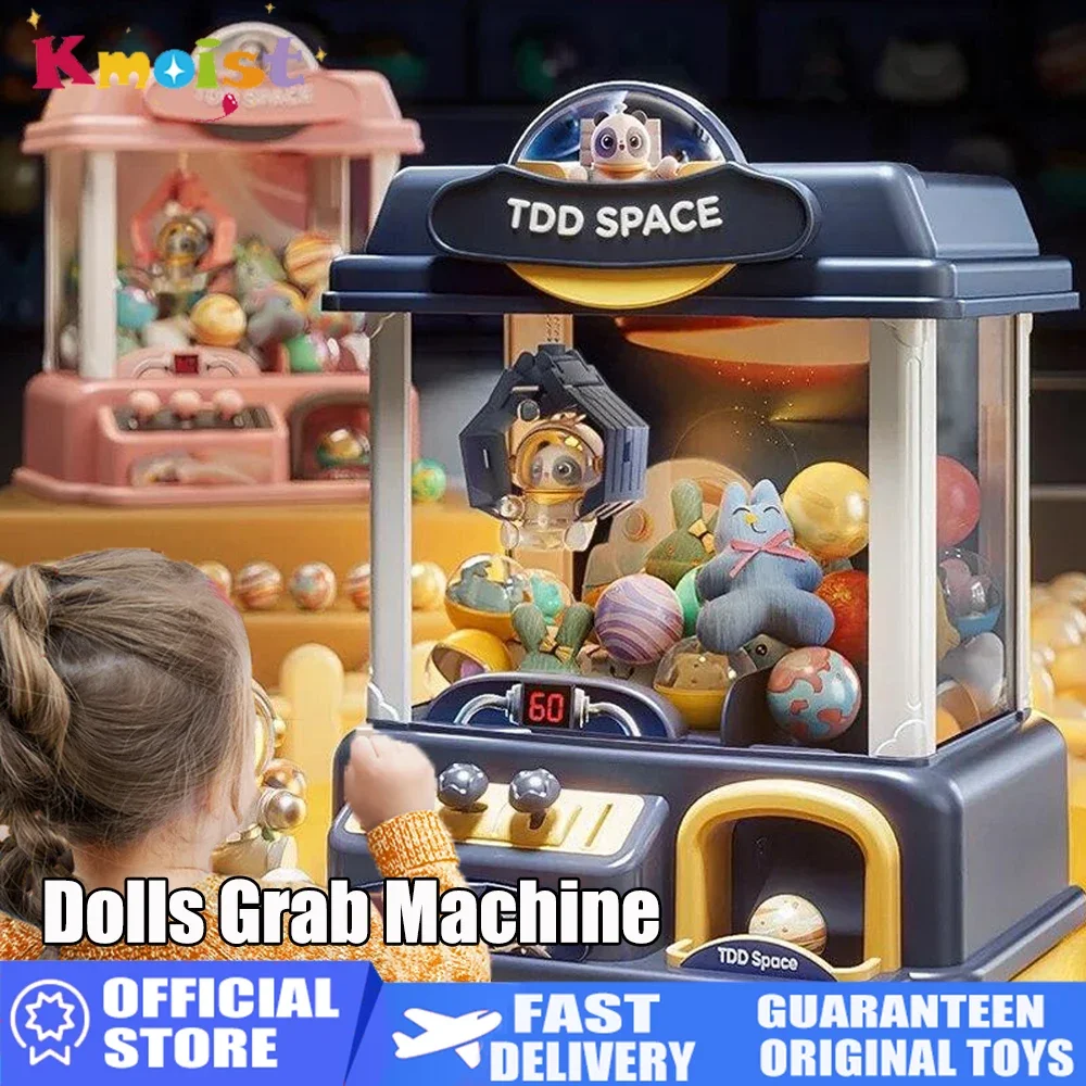 

Doll Claw Clip Machine Toy Grabber Catching Cute Plush Dolls Game Mini Claw Machine Toys for Kids Girls Children's Day Gifts