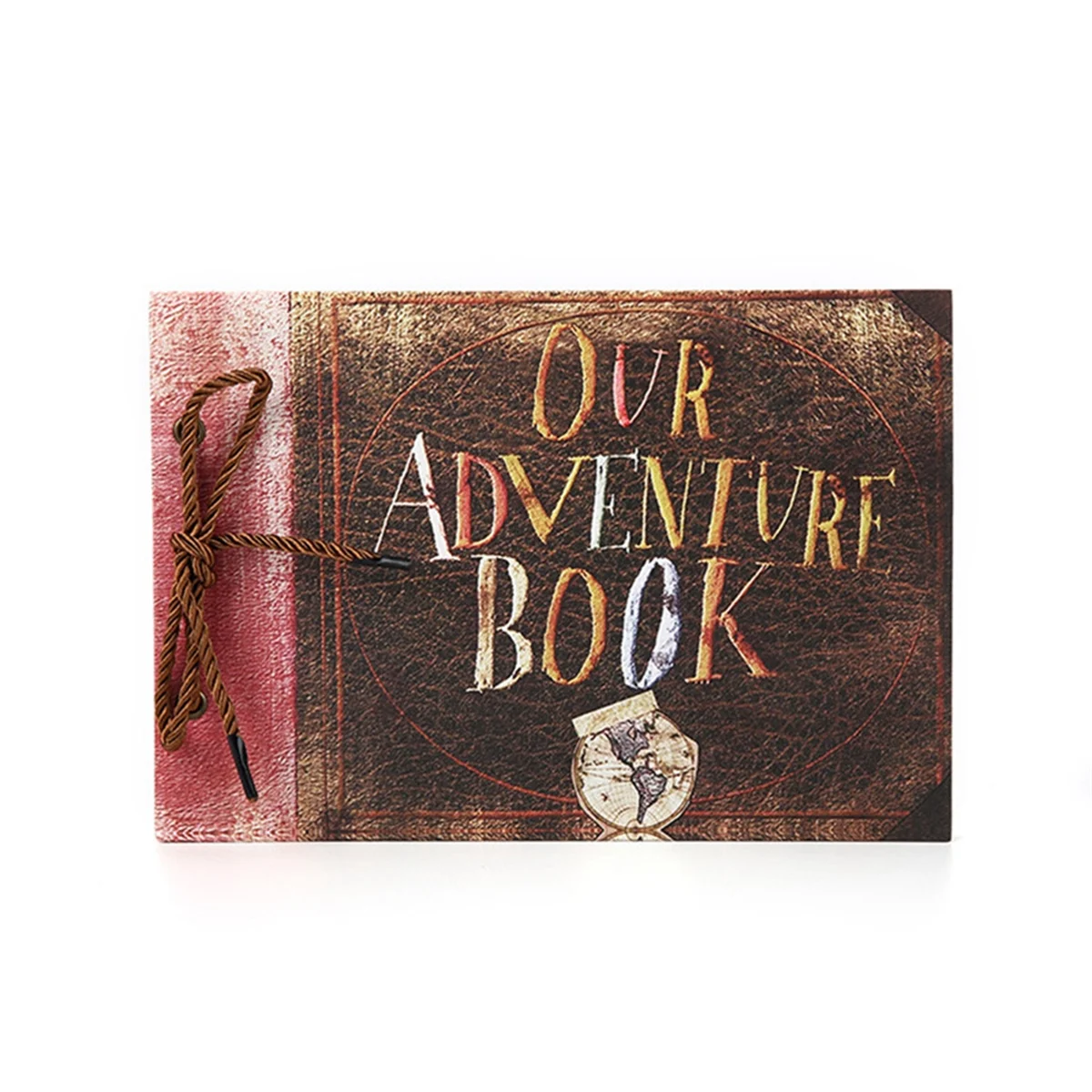 B Scrapbook Photo Album,Our Adventure Book Scrapbook,Hard Cover Travel Scrapbook for Anniversary, Wedding, Travelling