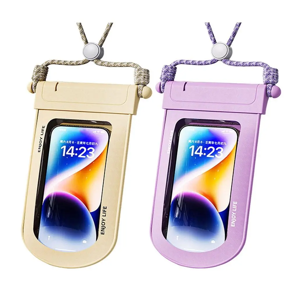 Touchscreen Waterproof Phone Pouch Seal Transparent Drift Diving Swimming Bag Underwater Dry Bag Case Cover
