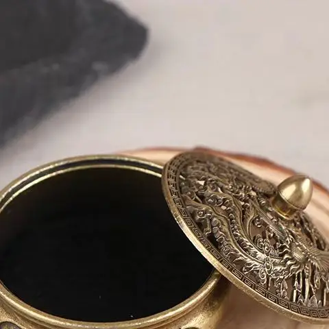 Buddhist Utensils Incense Burner Lotus Incense Censer Alloy Sandalwood House Furnishings Home Office Decoration