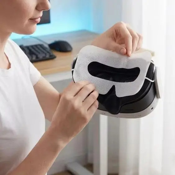 Protetor Ocular Descartável para Óculos de Realidade Virtual HTC Vive 3D, 100 Peças, Não Tecido