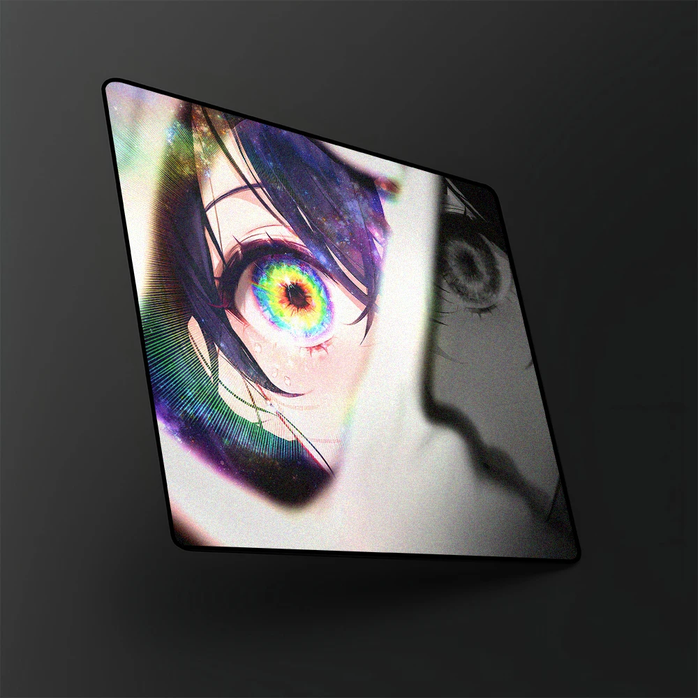 Colorful Universe Eye Anime Mousepad Art Non-Slip E-Sports Gaming Mouse Pad Waterproof Ultrafine Surface Desk Mat Big Mouse Mat