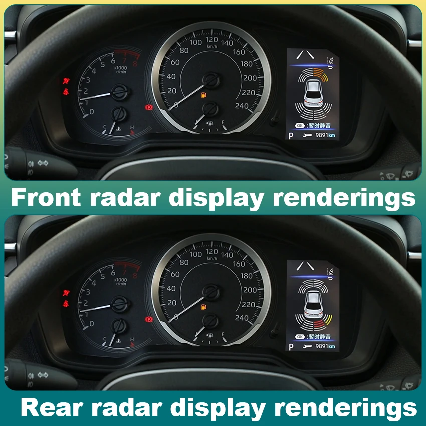 Original Display Car Parking Sensor screen display Car Alarm System For Toyota Corolla Sedan 2019 2020 2021 2022 2023 2024
