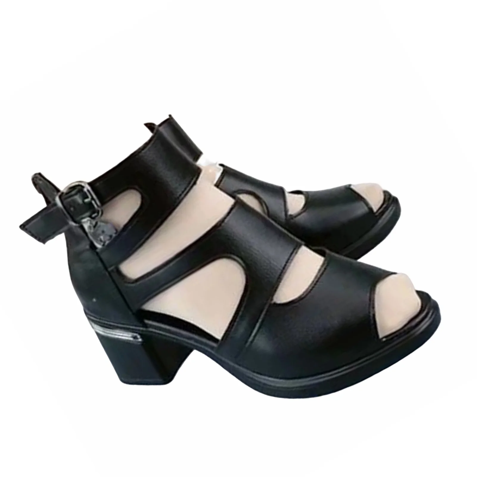 Women Open Toe High Heels Sandal without Grinding Feet Sandals Suitable for Going Beach Side Wear