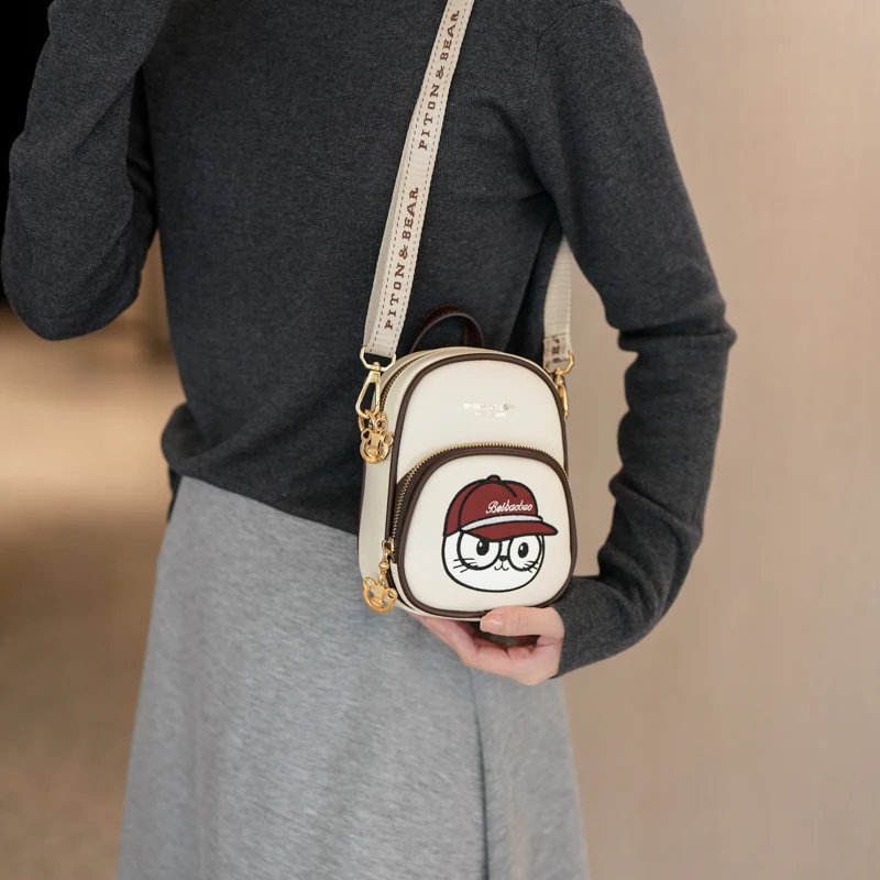 

New Cross Shoulder Bag Cartoon Mini Phone Bag Women's Handbag Lightweight and Casual bags for woman Женская сумка