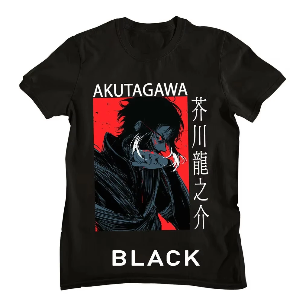 

Trend Summer 2025 Cosplay Anime Chuuya Nakahara T-Shirt Bungou Stray Dogs Anime Japanese New T-Shirt Anime Graphic T Shirts