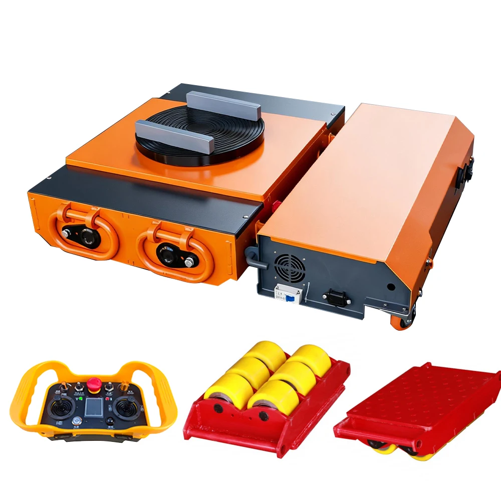 Warehouse Factory Electric Cargo Truck Moving Machine Skate Equipment Remote Control Trolley Carrying Roller Excluding Shipping