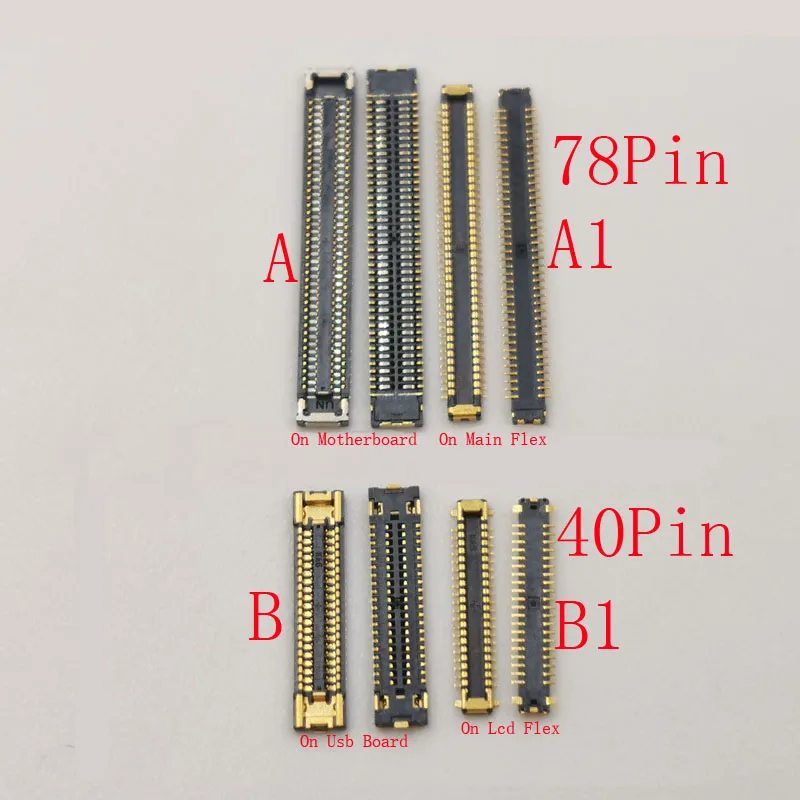 2-5Pcs Usb Charger FPC Connector Lcd Display Screen Plug For Samsung Galaxy S20 FE G781 Note 10 Note10 Lite N770 S20FE 40 78 Pin