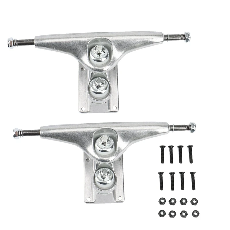 

1Pair Double Floor Longboard Trucks 6.25Inch Skateboard Bracket Trucks Gravity Casting Tech Rear Truck