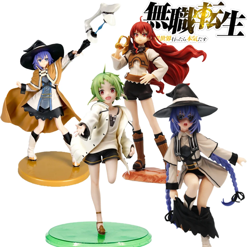 

In Stock Anime Mushoku Tensei Jobless Reincarnation Eris Greyrat Action Figure High Quality PVC Collectible Model Toy Decoration