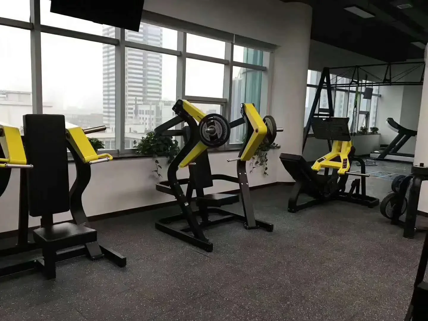 Gym Use Strength Training Weight Plate Loaded  Free Weights Machine Chest Press Equipment