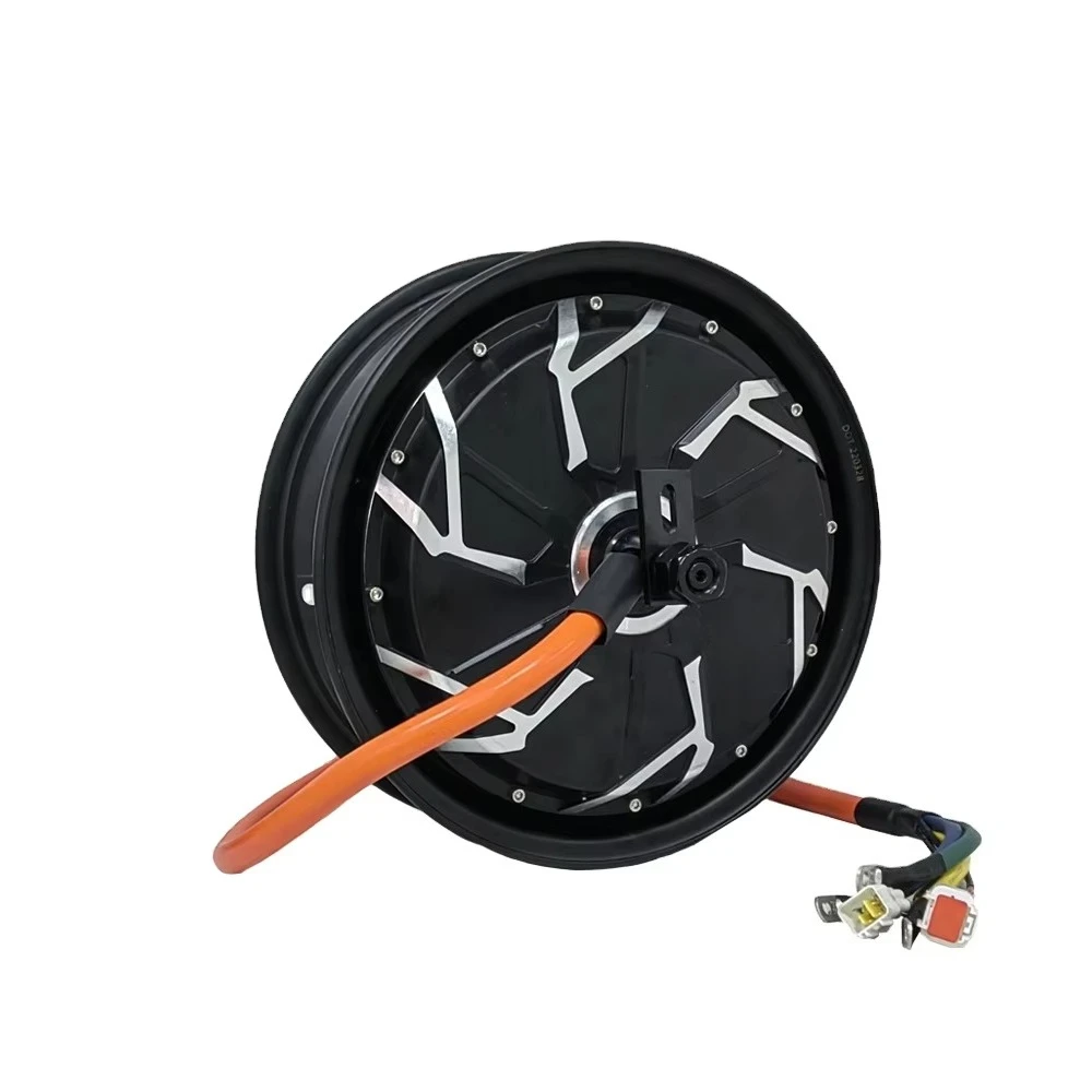 Motor 12x3.5inch 5000W 72V 95KPH In-Wheel Hub Motor for Electric Motorcycles New Condition