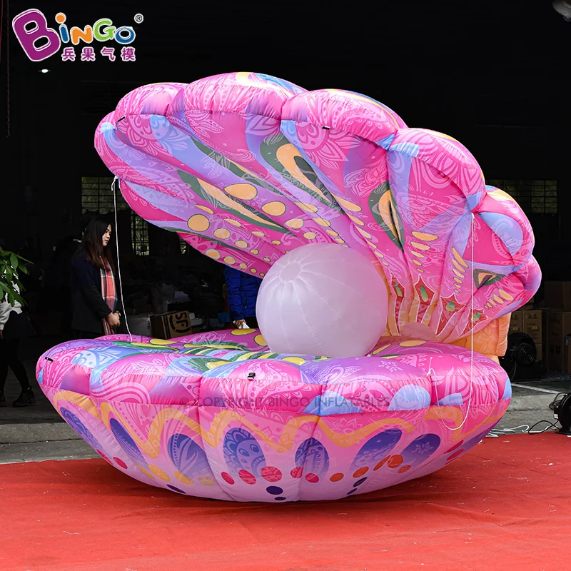 Exquisite 3 Meters Inflatable Colorful Sea Shell Balloon For Summer Ocean Clams Advertising Event Decoration Toys - BG-A0954-9