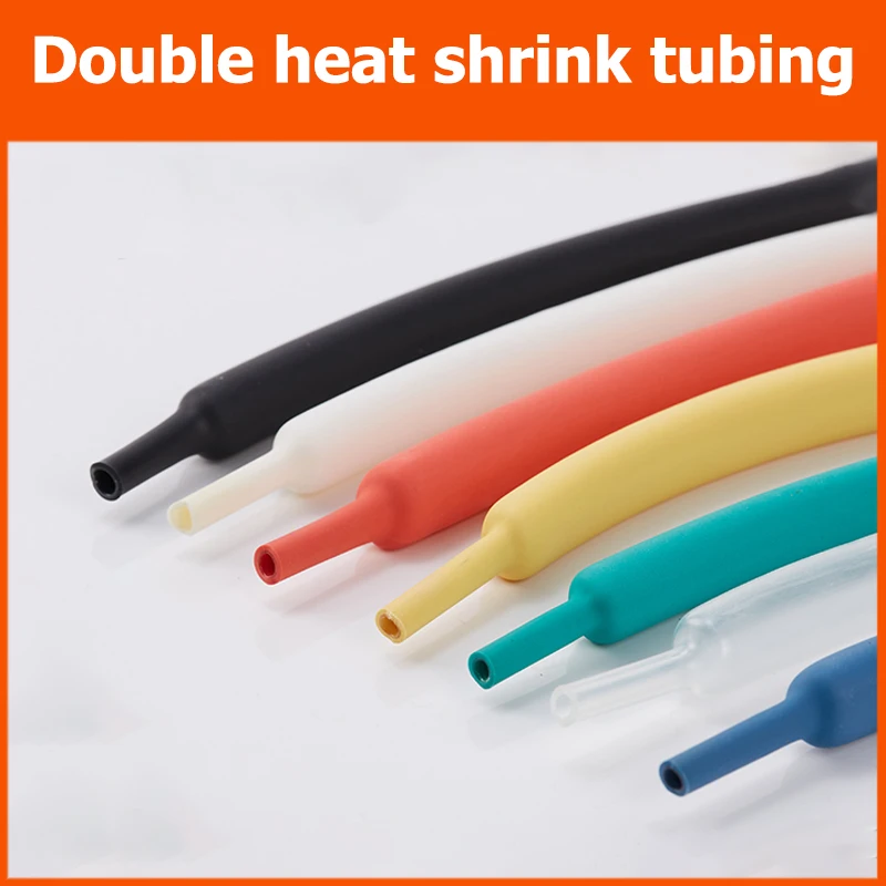 2:1 Heat Shrink Tube Dia 1-50mm Shrinking Assorted Polyolefin Insulation Sleeving Wire Cable Sleeve Wrap
