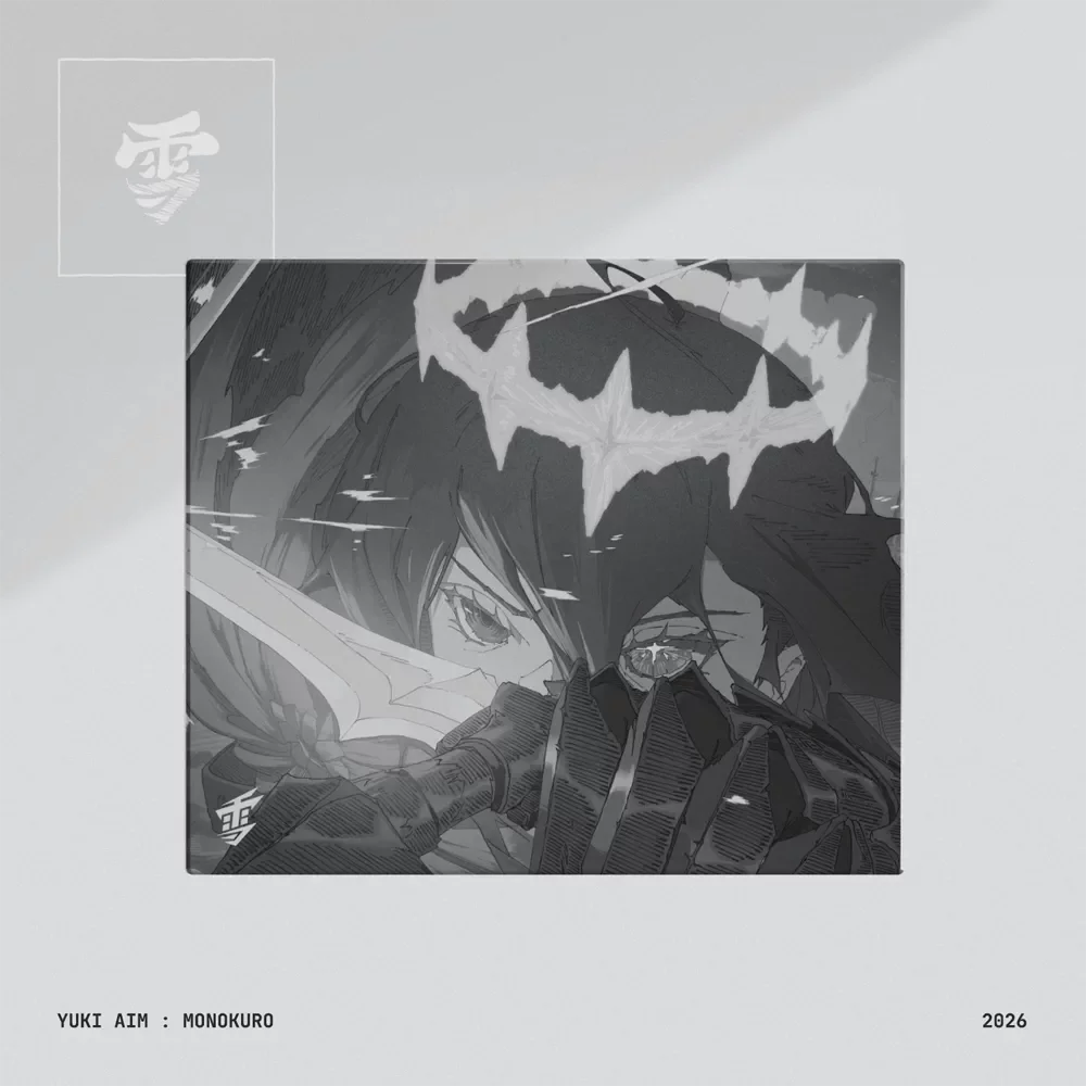 PANPAD Yuki Aim Monokuro e-sports FPS tempered glass mouse pad 4.0 Coating Optimization (copy)