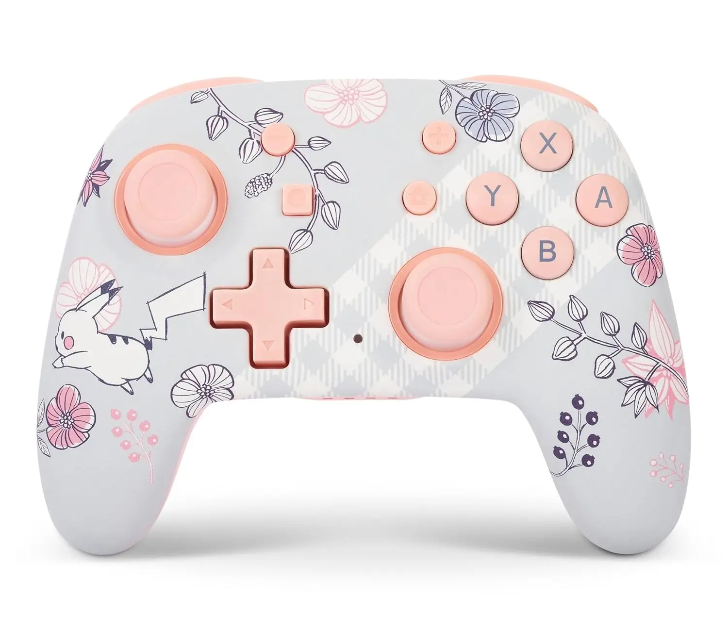 

Миниатюрный портативный беспроводной геймпад для Nintendo Switch с функцией управления движением и Bluetooth - дизайн «Сад Пикачу»