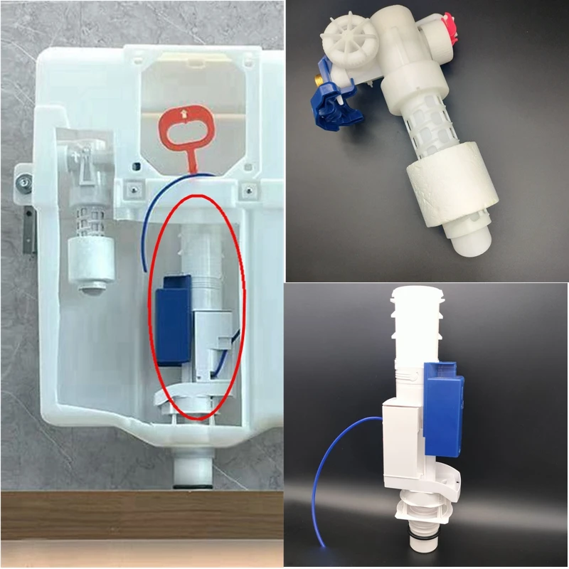 Toilet Tank Flush Valve Compatible with GROHE 3/8“ Fill Valve Accessory 37095000 Concealed Toilet Cistern Parts