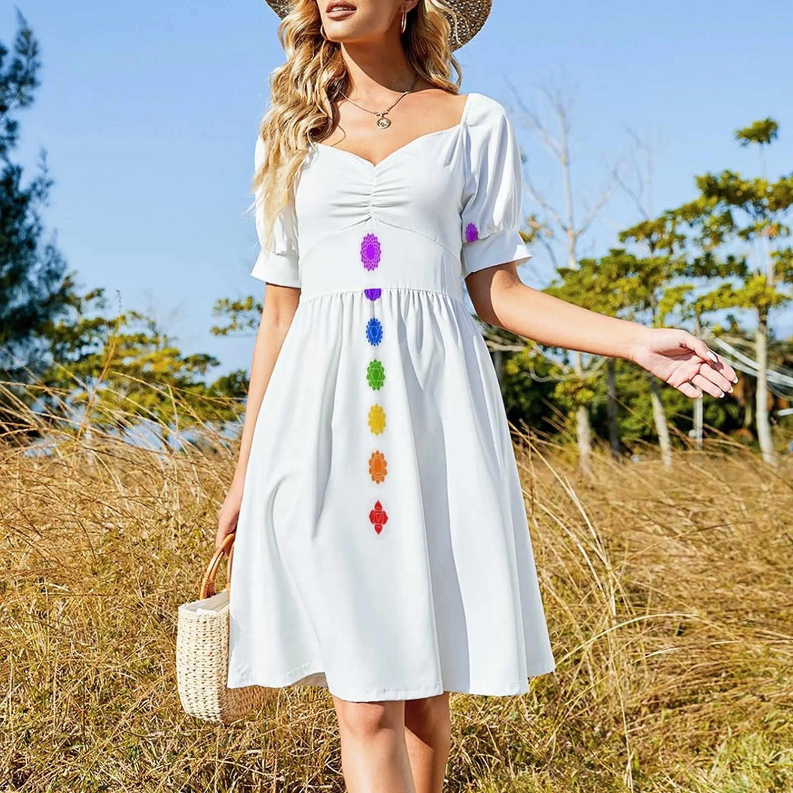 Reiki Seven Chakra Dress dress women summer 2023 Women's summer long dress luxury evening dresses for women 2023