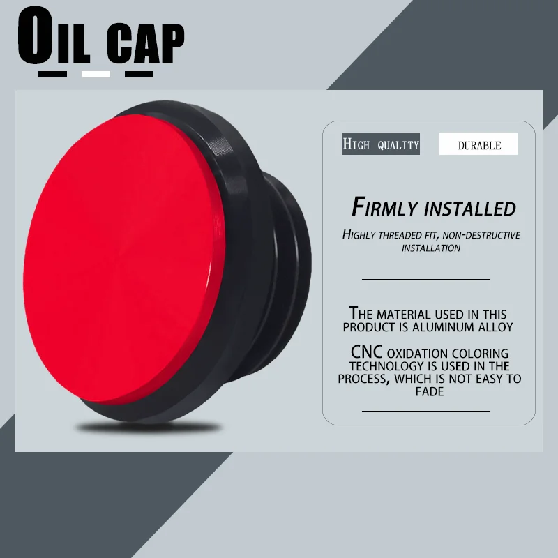 Motocicleta Motor Oil Cap, Parafuso, Tampa do parafuso, Óleo Cap Proteção para DUCATI Monster 821 696 796 797 Monster1200 1200S 1100 EVO