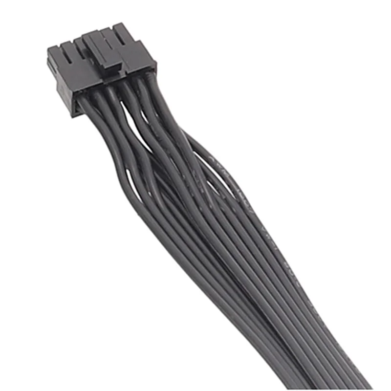 A05G-1Pcs duplo pcie 8 pinos fêmea para mini 12 pinos macho gpu cabo preto para geforce rtx3080 rtx3090 gpu